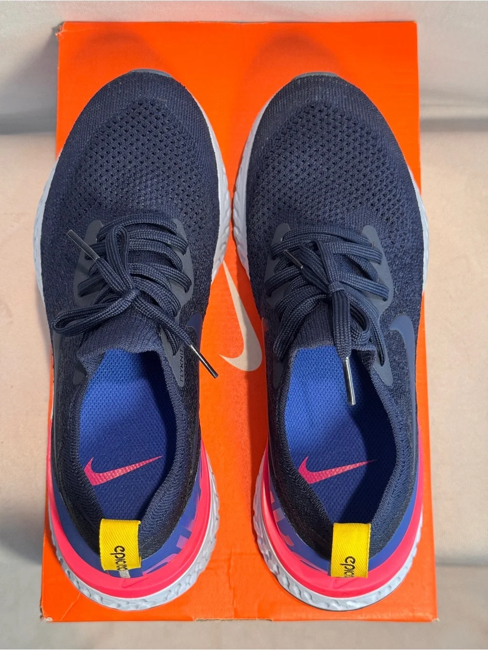 Nike 2018 Wmns Epic React Flyknit 'College Navy'